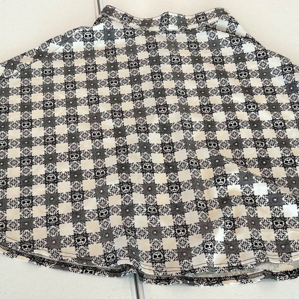 Skull themed circle skirt by RockSteady